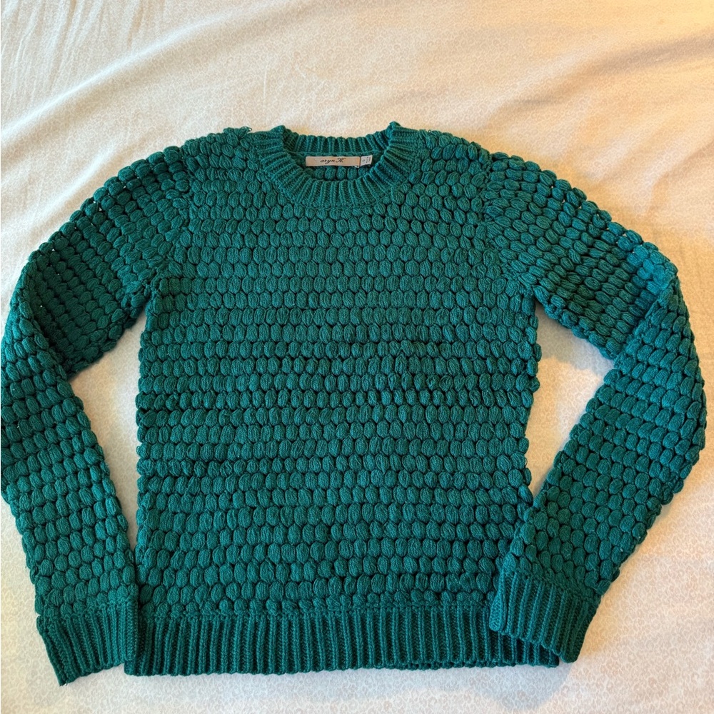 Aryn K Emerald Knit Sweater